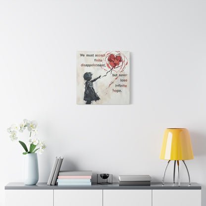Hope Abstract Canvas Wall Art Print — Matte Stretched Canvas