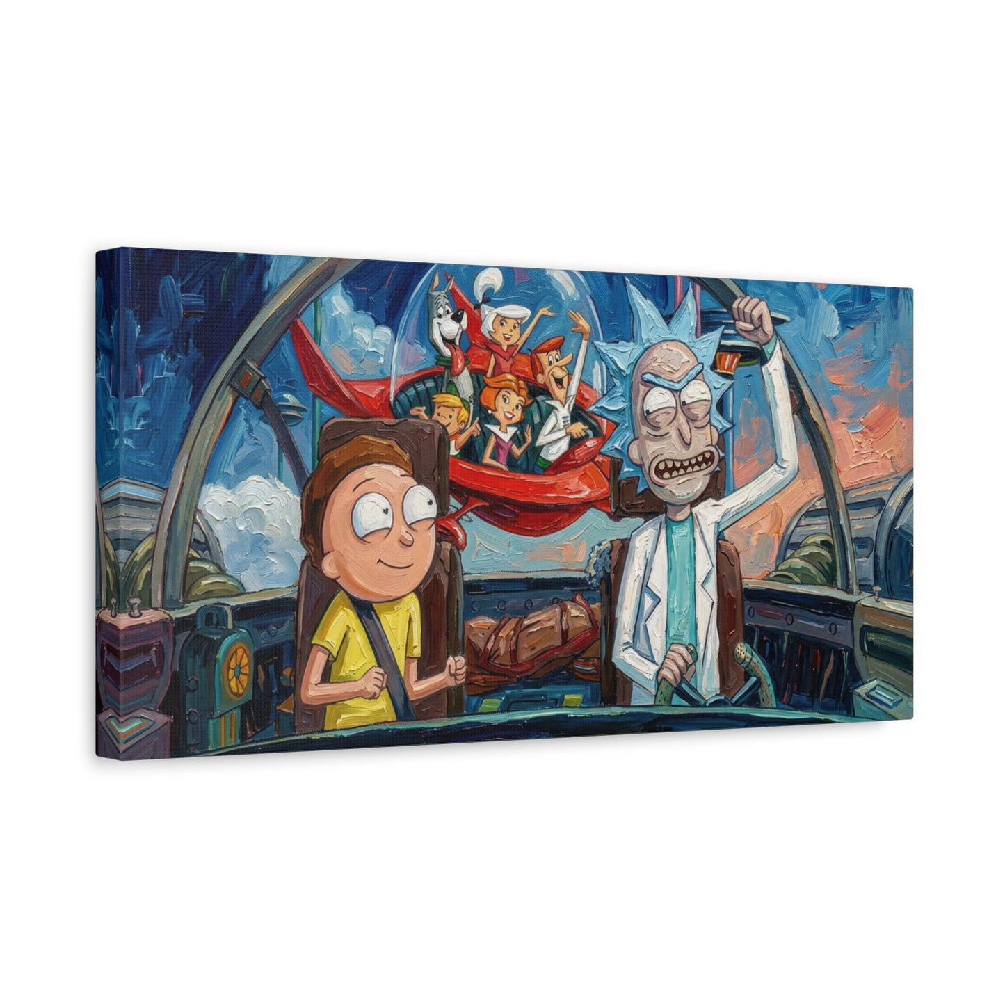 Ricks World 3 Abstract Canvas Wall Art — Matte Stretched 1.25"