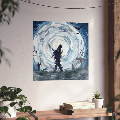 DMB Halloween Fine Art Poster Print — Rock Apocalypse Wall Art