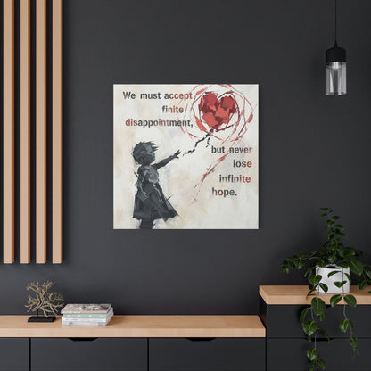 Hope Abstract Canvas Wall Art Print — Matte Stretched Canvas