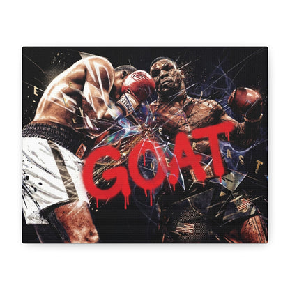 G.O.A.T. Boxer Canvas Wall Art Print