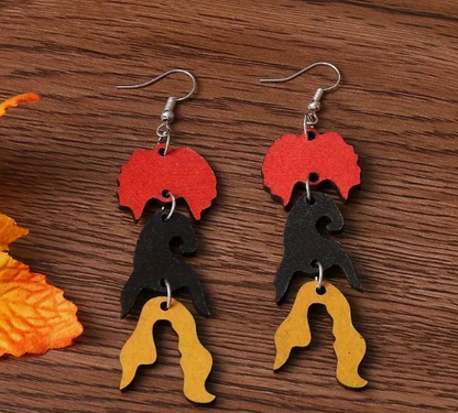 Hocus Pocus Style Drop and Dangle Earrings &nbsp;