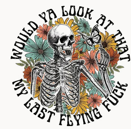 Last Flying Fuck Tee — Bold Graphic Statement T-Shirt