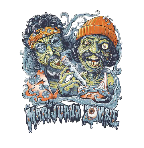 Zombie Crew Long Sleeve Tee — Retro Horror 'Undead' Graphic Shirt