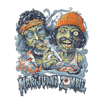 Zombie Crew Long Sleeve Tee — Retro Horror 'Undead' Graphic Shirt